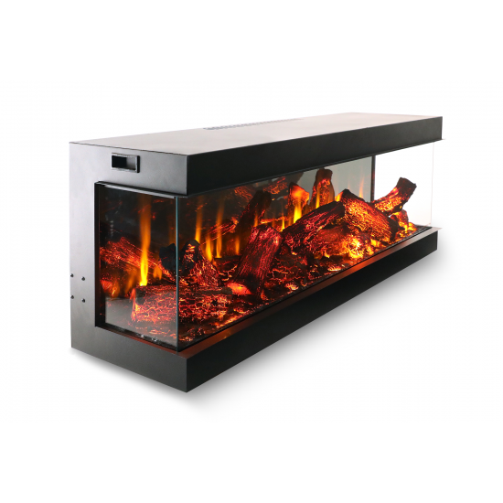 Coza Series 140 cm 3-Sided Electric Fireplace