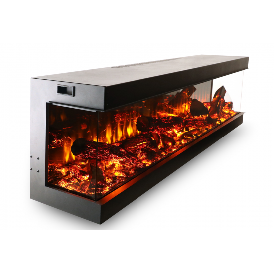 Coza Series 170 cm 3-Sided Electric Fireplace
